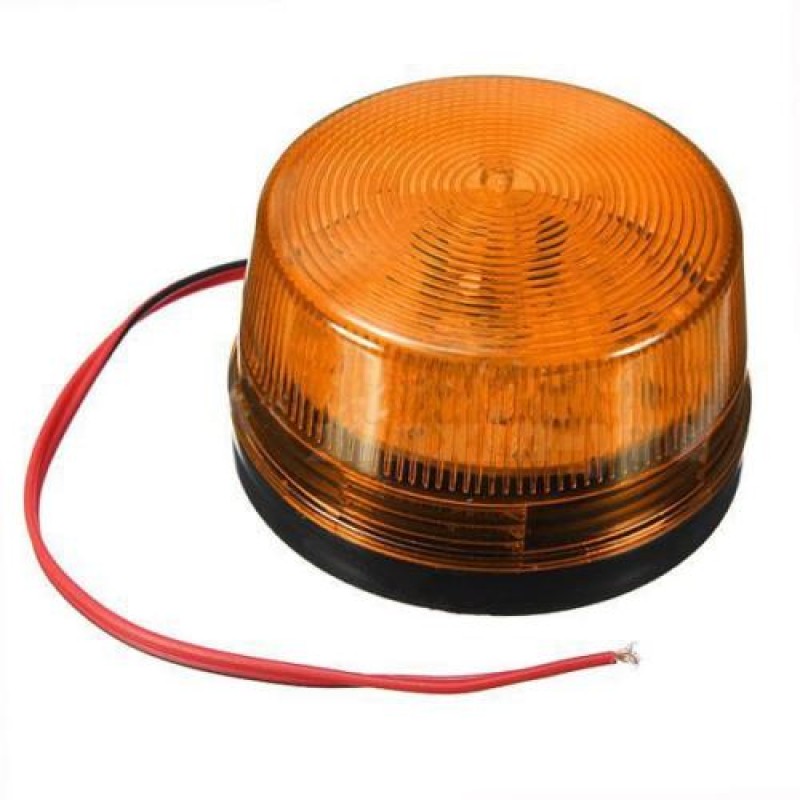 05 DC12V Mini Led Strobe Light (Yellow)